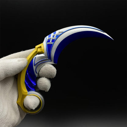 Valo Celadon Dragon Charm Karambit Replica For Display
