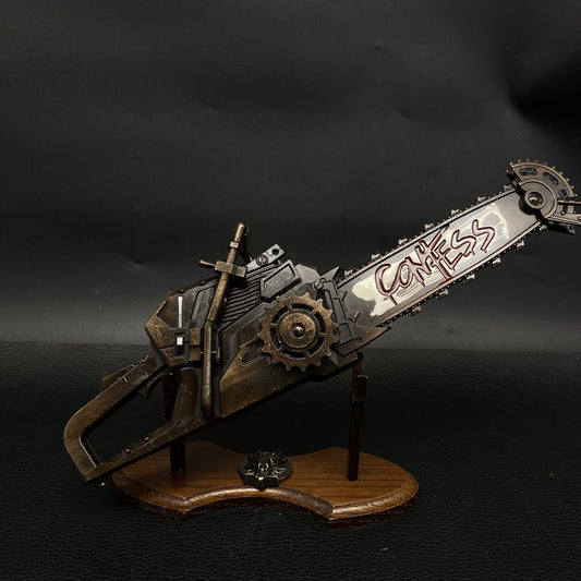 DF Game Two Handed Chainsaw Weapon Metal Replica