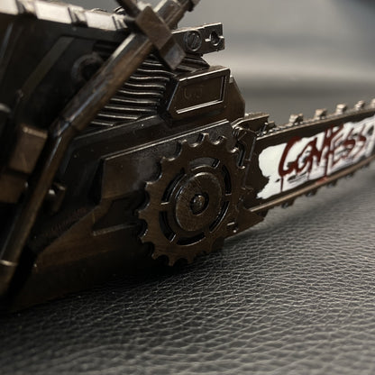 DF Game Two Handed Chainsaw Weapon Metal Replica