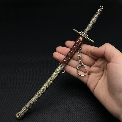 BB Chikage Sword Metal Miniature Keychain