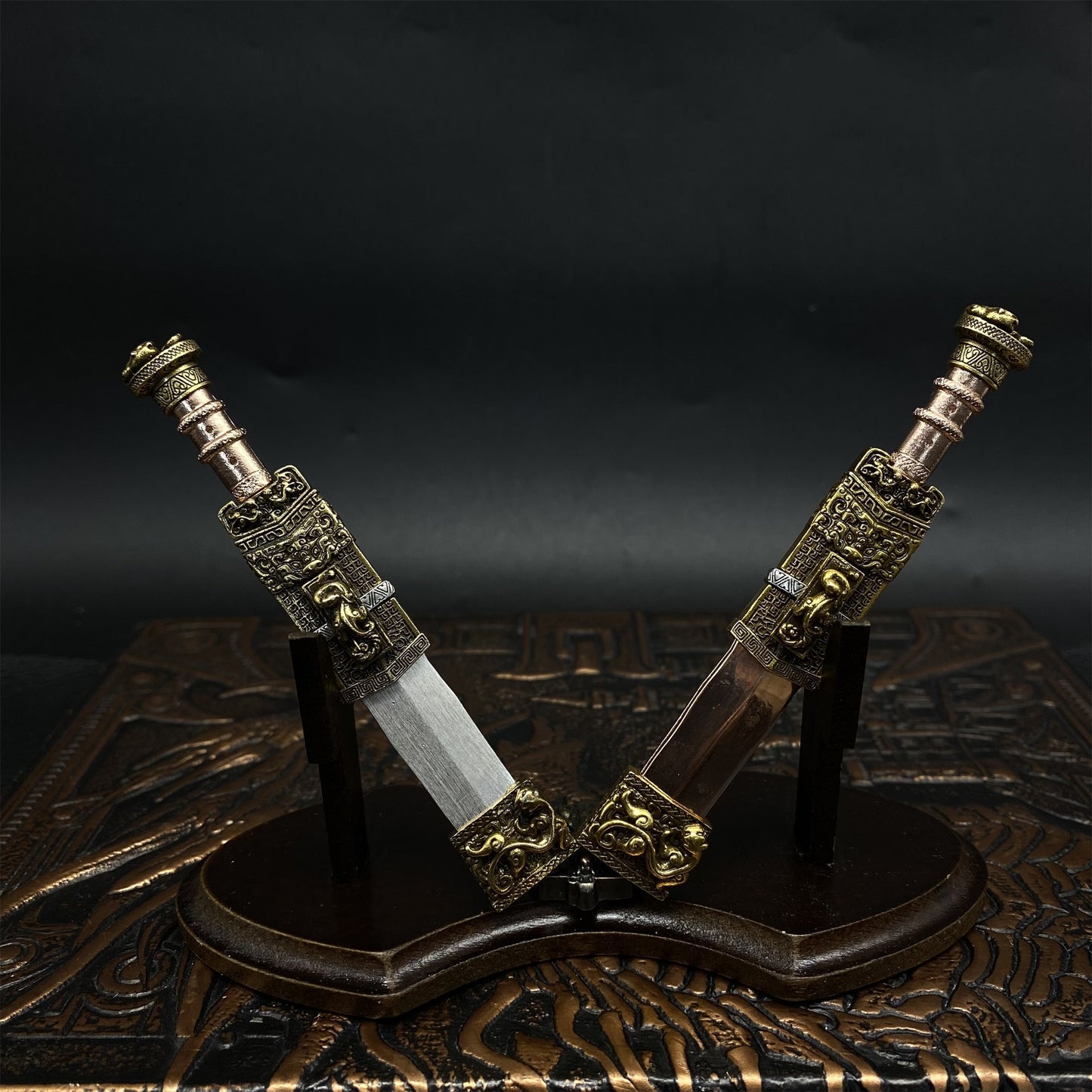 Chinese Chilong Swords Tiny Han Sword Replicas