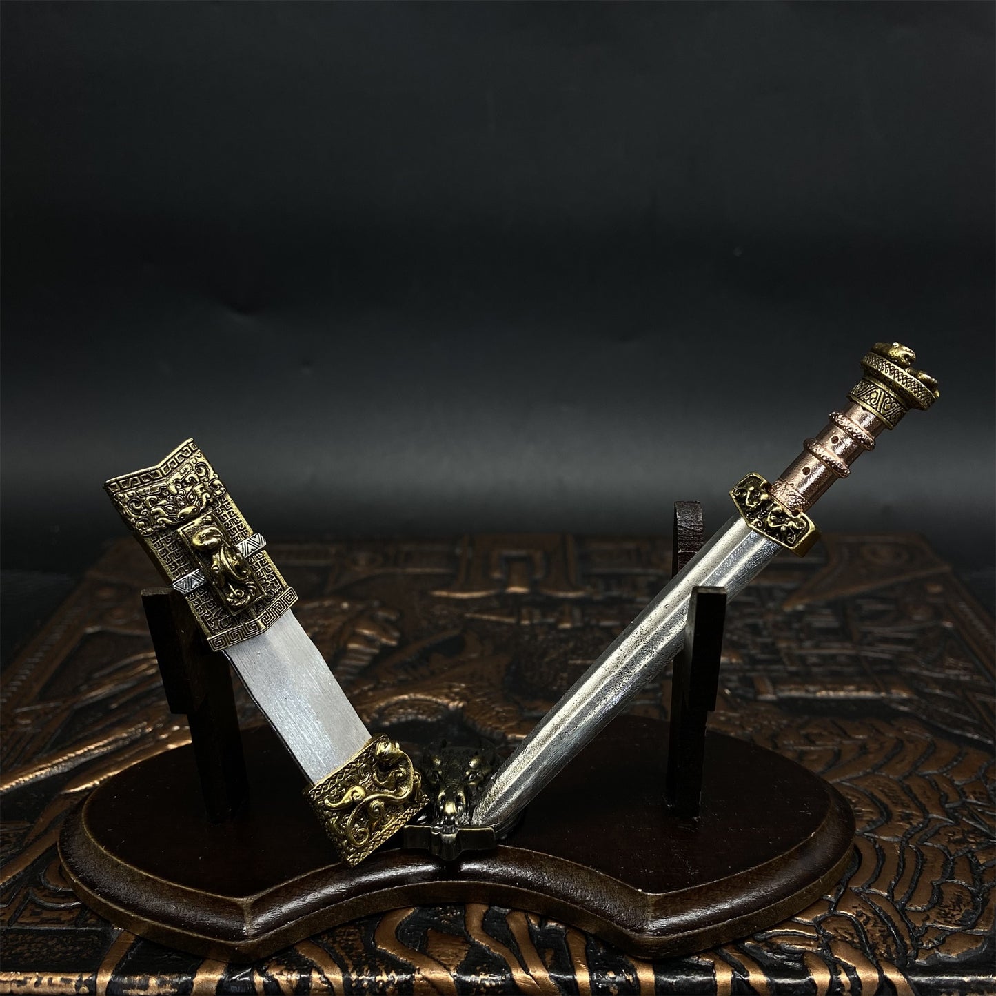 Chinese Chilong Swords Tiny Han Sword Replicas