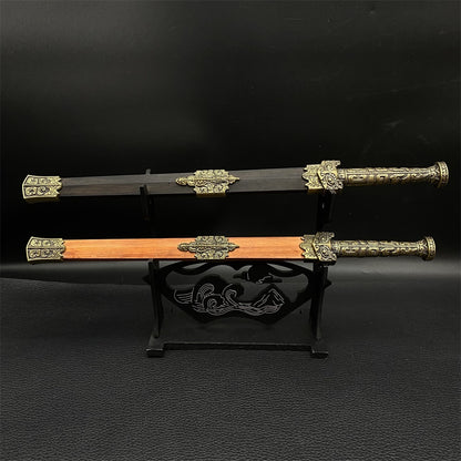 Hand-Forged Han Dynasty CaoCao YiTian QingGang Sword 26cm/10.2"
