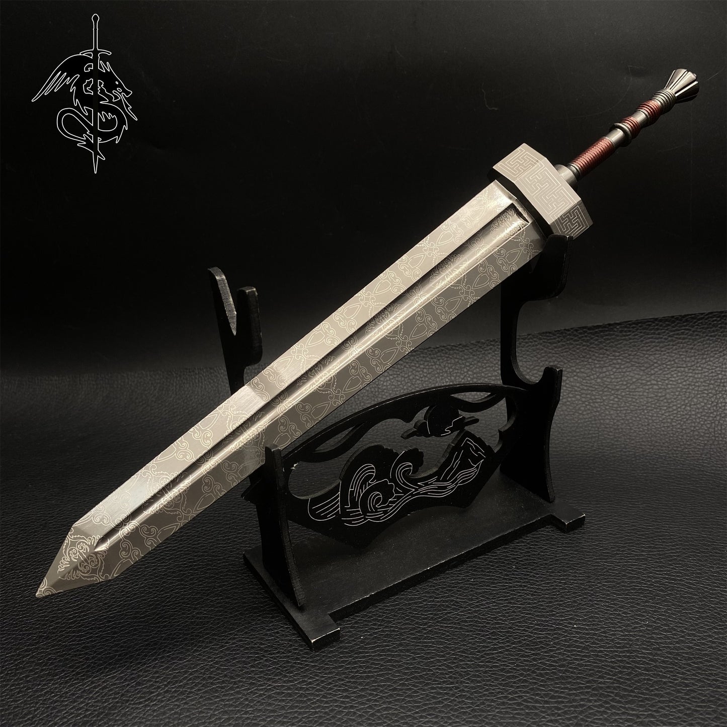 Damascus Pattern ER Greatsword Metal Replica 30CM/11.8''