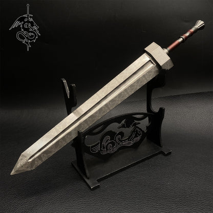 Damascus Pattern ER Greatsword Metal Replica 30CM/11.8''