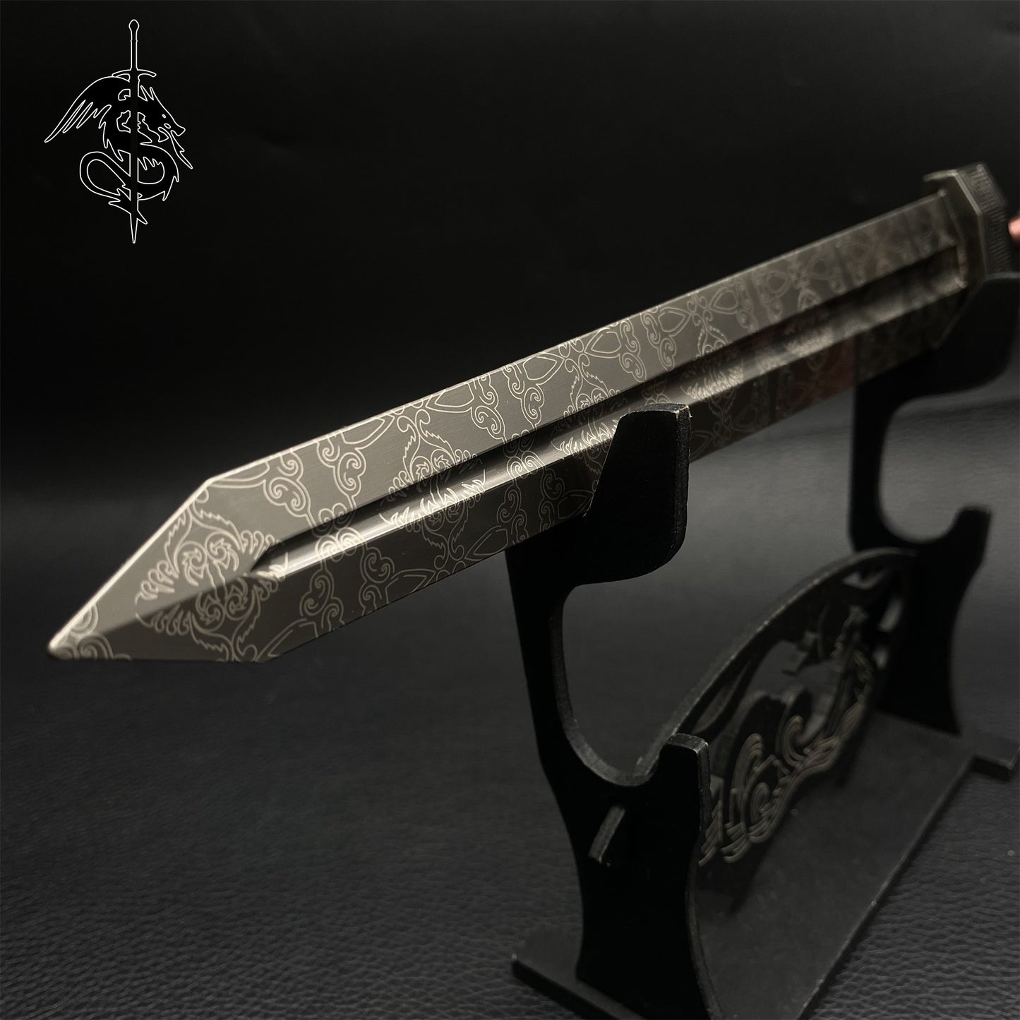 Damascus Pattern ER Greatsword Metal Replica 30CM/11.8''