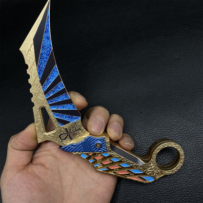 Arena Berakout Skyblade Karambit Metal Blunt Replica