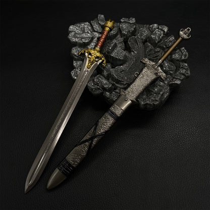 Metal Conan Sword  And King Sword Miniatures Replicas