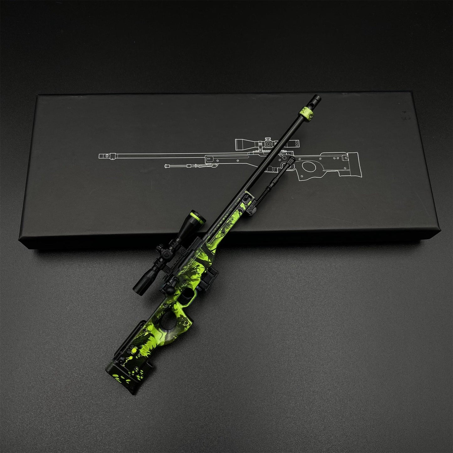 Hot Game CS2 Containment Breach AWP Metal Replica Game Prop Collectible
