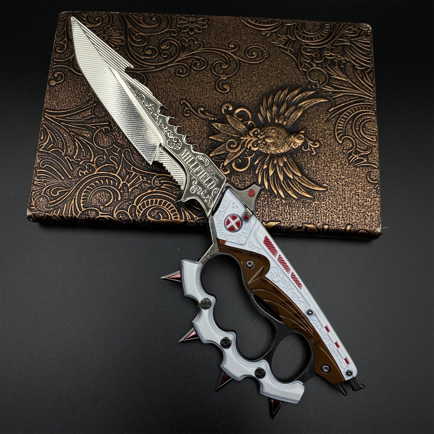 Delta Force Creed Knife Metal Blunt Blade Replica - Life Size Collectible Prop