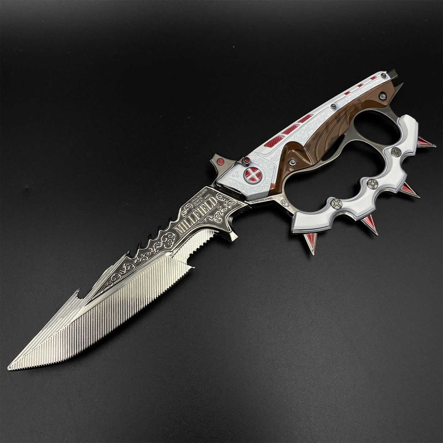 Delta Force Creed Knife Metal Blunt Blade Replica - Life Size Collectible Prop