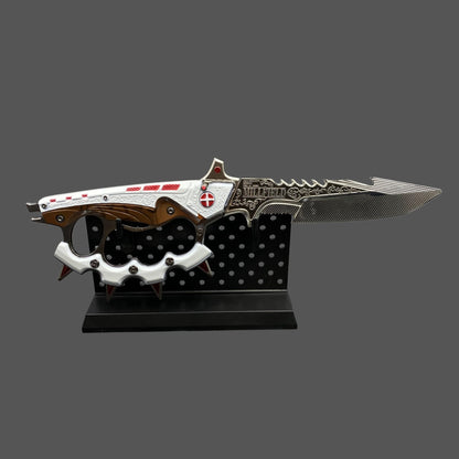 Delta Force Creed Knife Metal Blunt Blade Replica - Life Size Collectible Prop