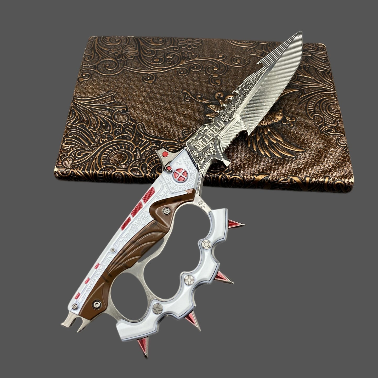 Delta Force Creed Knife Metal Blunt Blade Replica - Life Size Collectible Prop