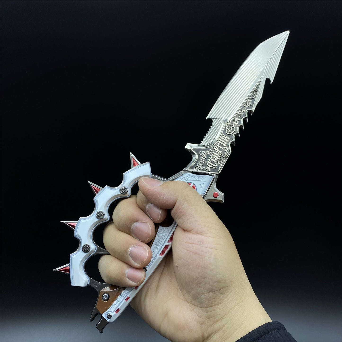 Delta Force Creed Knife Metal Blunt Blade Replica - Life Size Collectible Prop