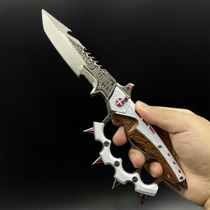 Delta Force Creed Knife Metal Blunt Blade Replica - Life Size Collectible Prop