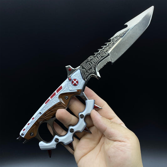 Delta Force Creed Knife Metal Blunt Blade Replica - Life Size Collectible Prop