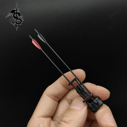 One-Sixth Crossbow Miniature Tiny Crossbow Mini-Scale Figure Bow