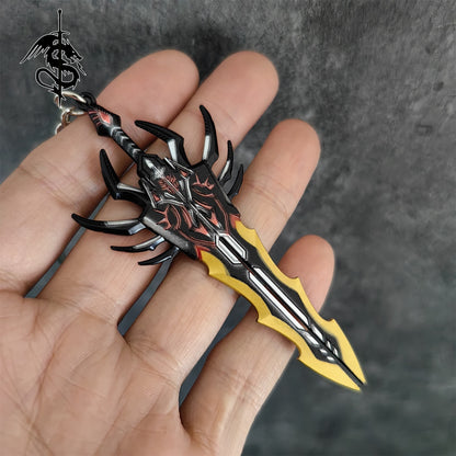 Tiny Star Core Arbitration Weapon Metal Keychain