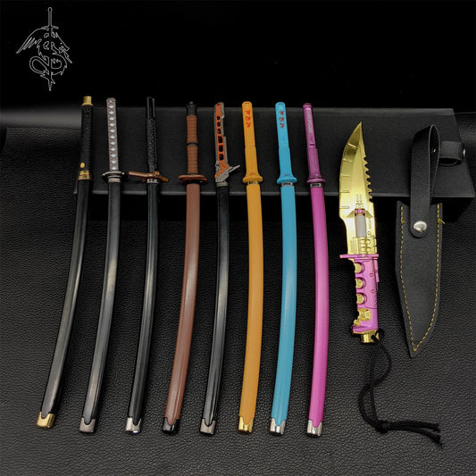 Game Katana Metal Small Replica Gamer Gift Collection