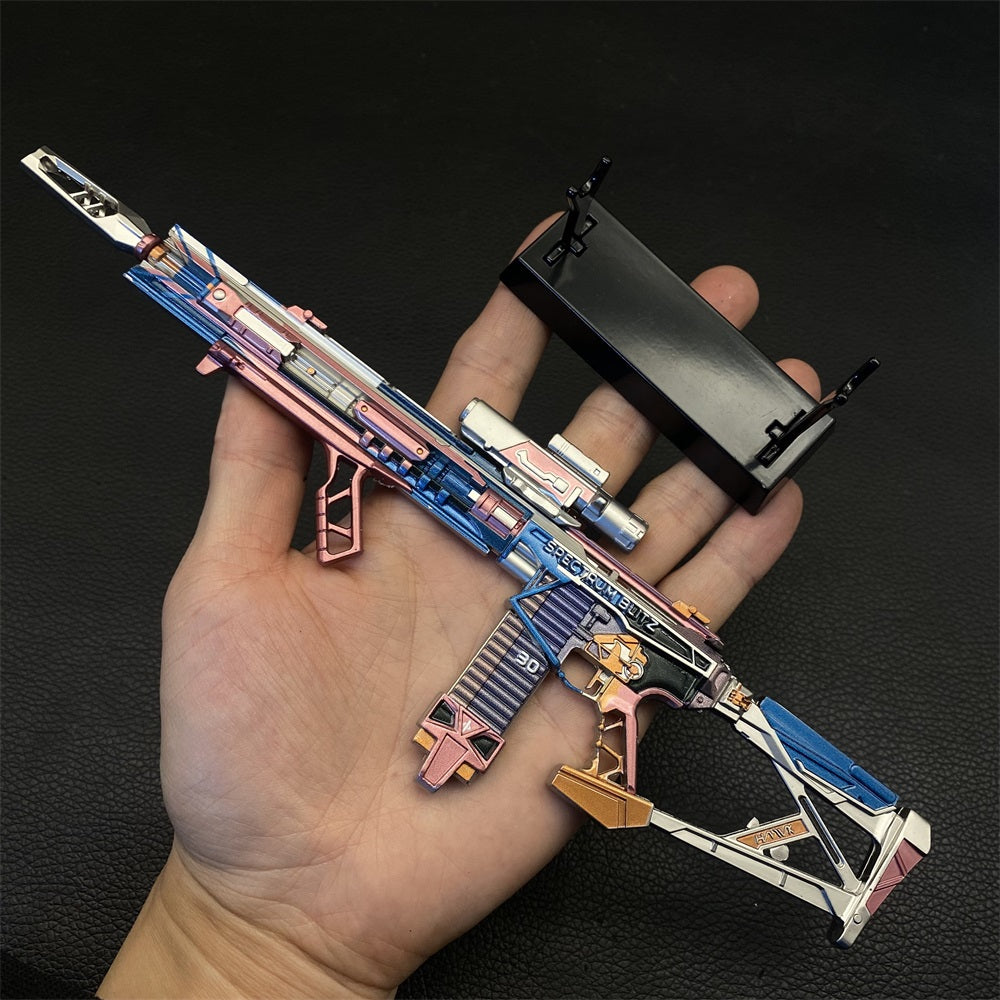 DF M7 Battle Rifle – Prism Offensive S2: Rainbow Crystal Metal Miniature