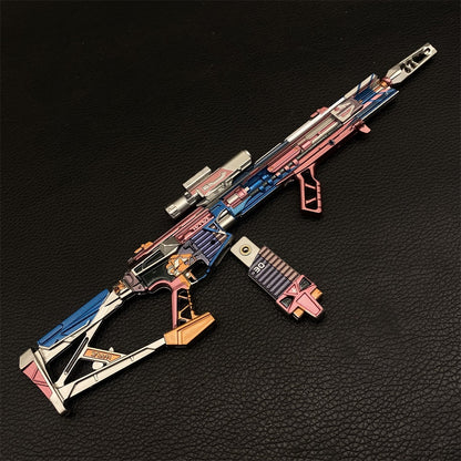 DF M7 Battle Rifle – Prism Offensive S2: Rainbow Crystal Metal Miniature