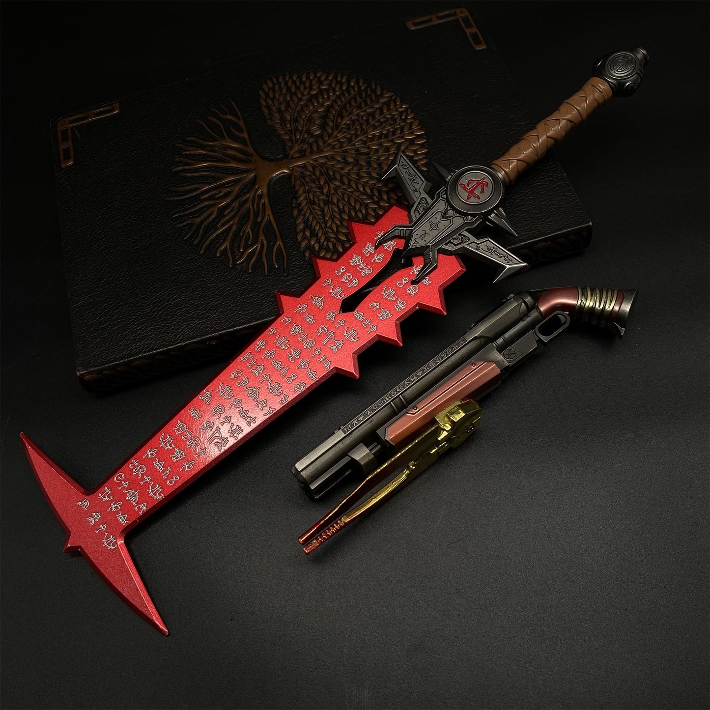 Metal Crucible Sword Replica & Super Shotgun