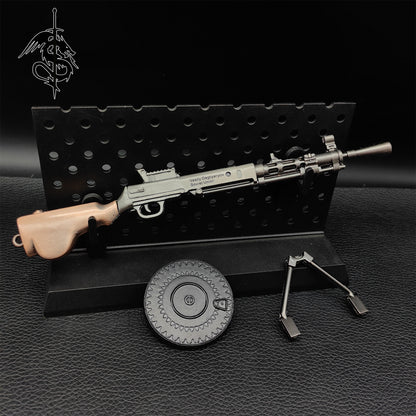 DP-28 Miniature Tiny Degtyaryov Light Machine Gun Metal Replica 