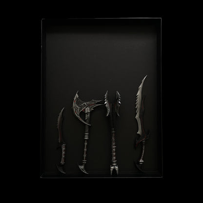 Daedric Steel Dragonbone Weapon Metal Replica Collection
