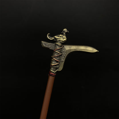 Pre-Qin Peri Bronze Dagger-axe Metal Replica