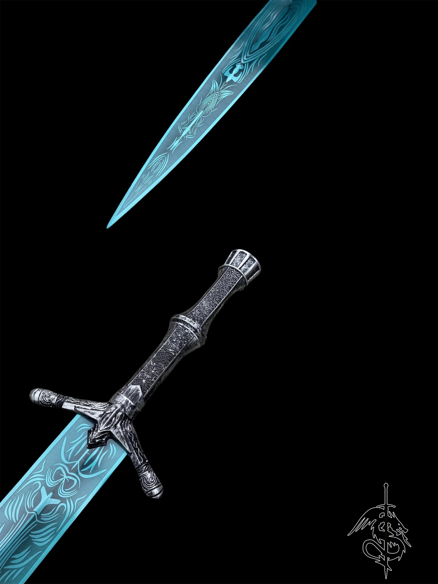 Holy Moonlight Sword Metal Replica 100CM/39.3" 