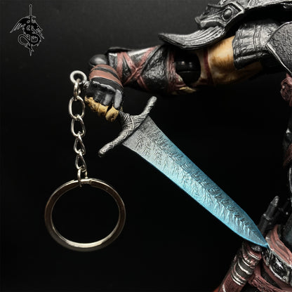 Dark Moonlight Greatsword Metal Keychain