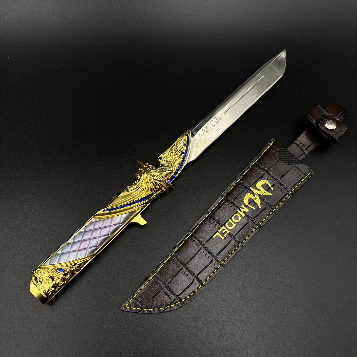 Delta Force Dark Star Angel & Demon Twin Knives Dull Blade Metal Replica 28CM/11"