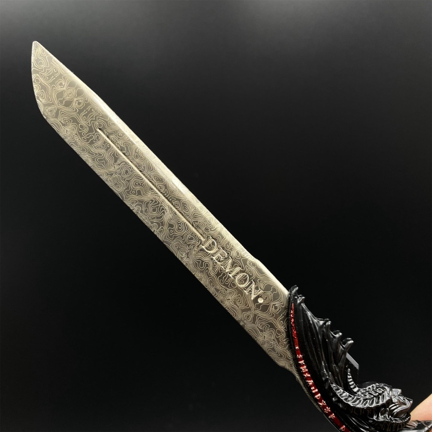 Delta Force Dark Star Angel & Demon Twin Knives Dull Blade Metal Replica 28CM/11"