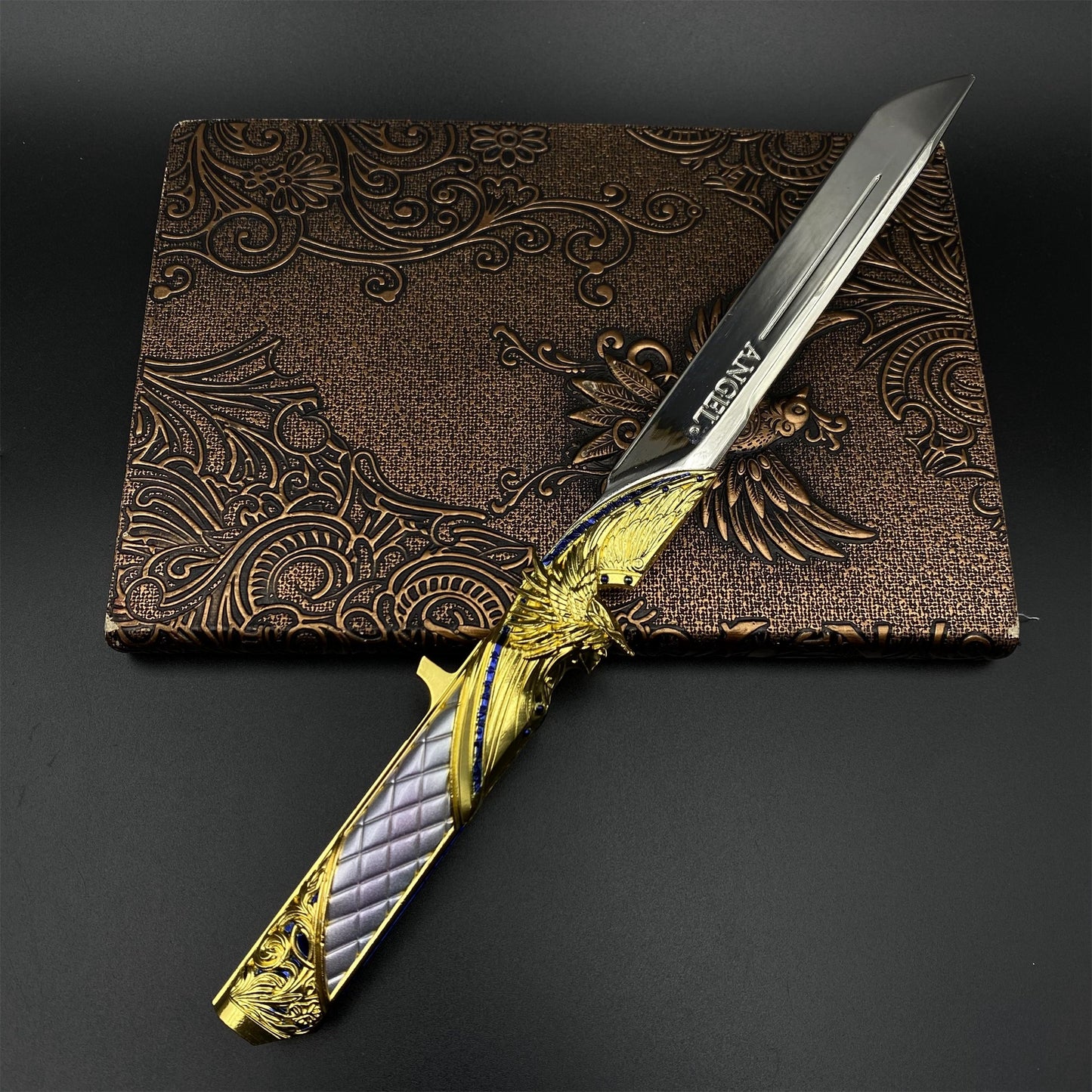 Delta Force Dark Star Angel & Demon Twin Knives Dull Blade Metal Replica 28CM/11"