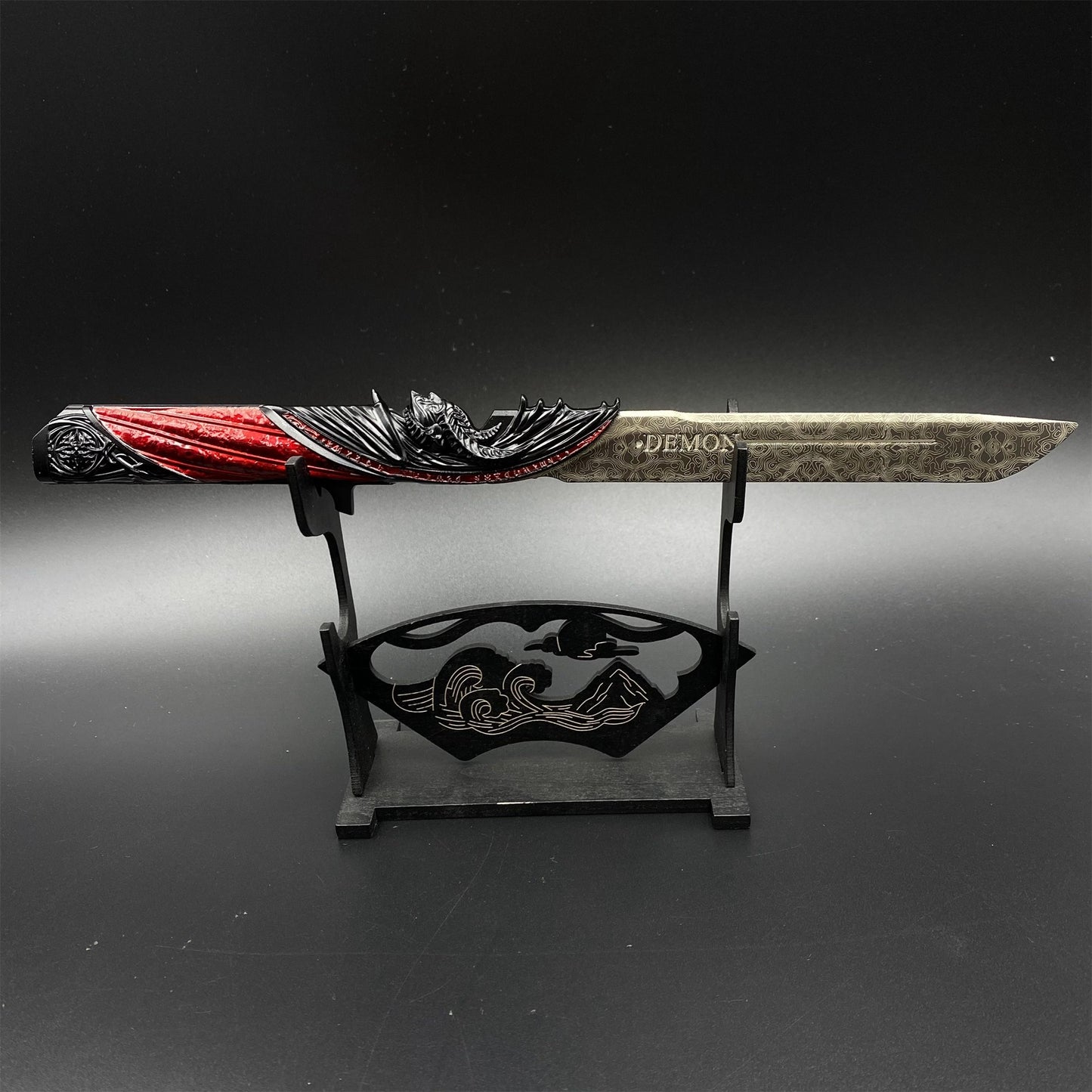 Delta Force Dark Star Angel & Demon Twin Knives Dull Blade Metal Replica 28CM/11"