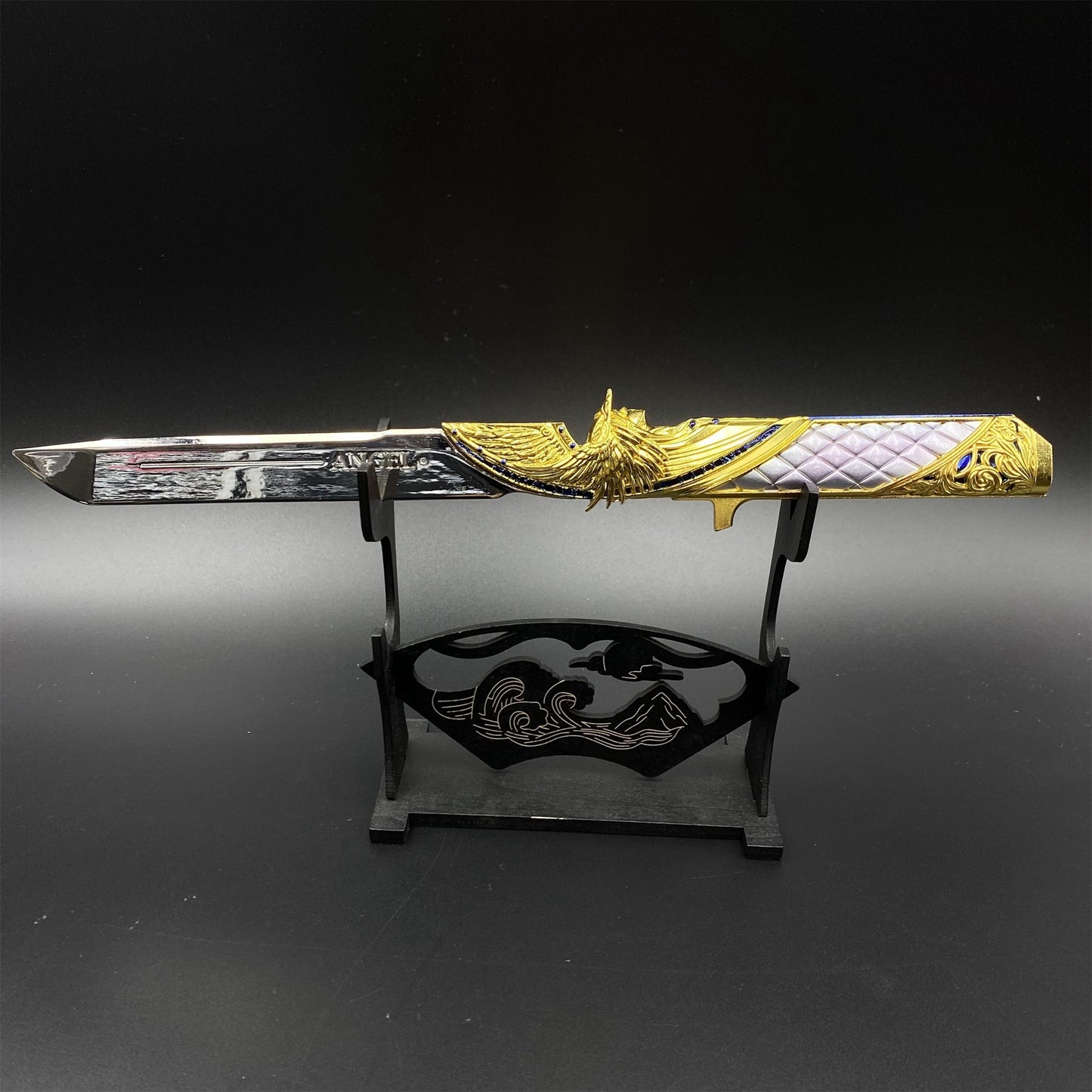 Delta Force Dark Star Angel & Demon Twin Knives Dull Blade Metal Replica 28CM/11"