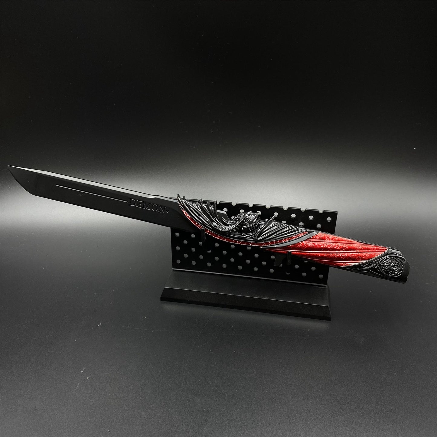 Metal Delta Force Dark Star Angel & Demon Twin Knives Blunt Blade Replica 35CM/13.8"