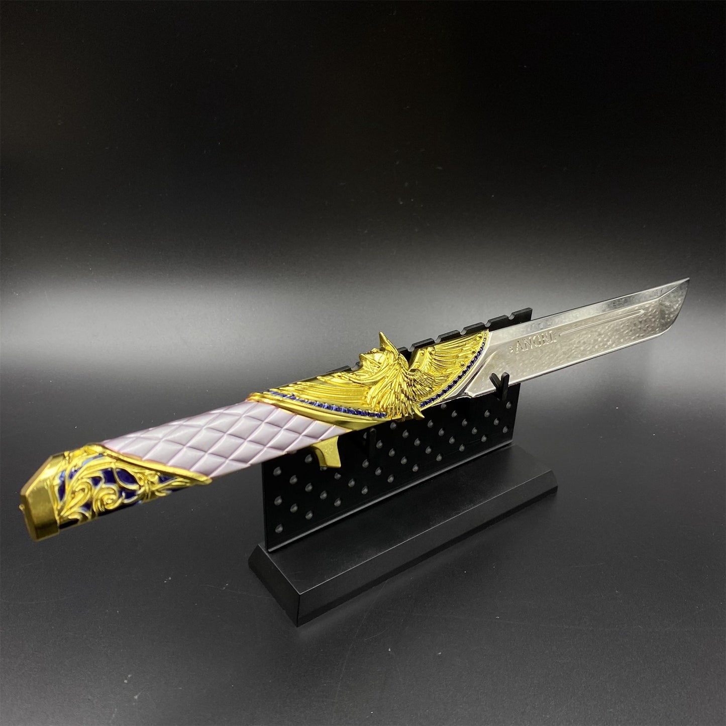 Metal Delta Force Dark Star Angel & Demon Twin Knives Blunt Blade Replica 35CM/13.8"