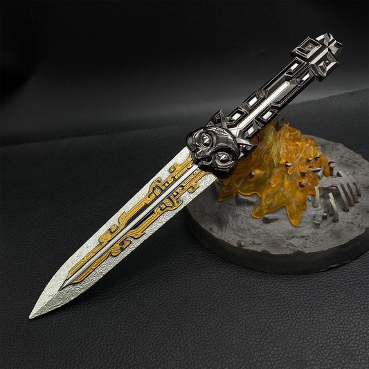Mini Data Throwing Knife Metal Replica