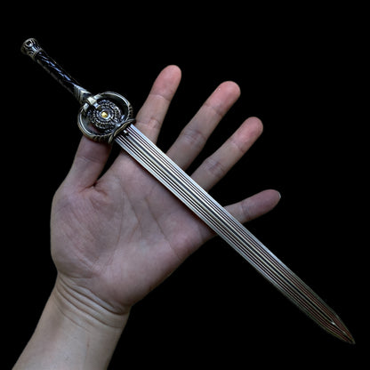 Daedric Steel Dragonbone Weapon Metal Replica Collection