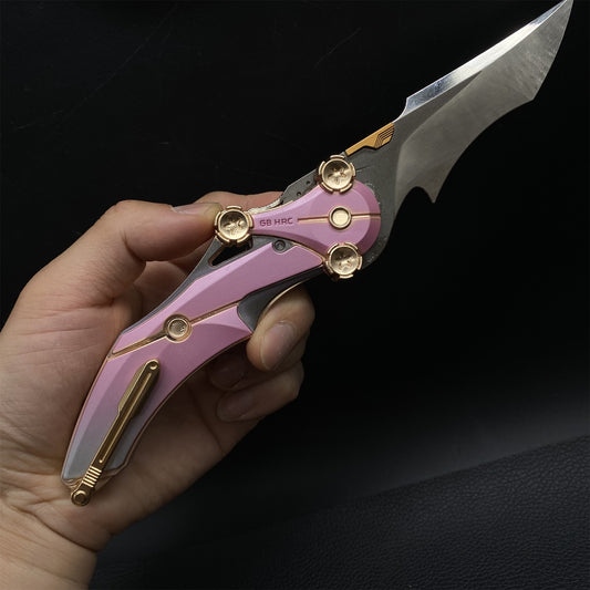 Delta Blade Of Mercy Folding Knife Blunt Blade Metal Replica