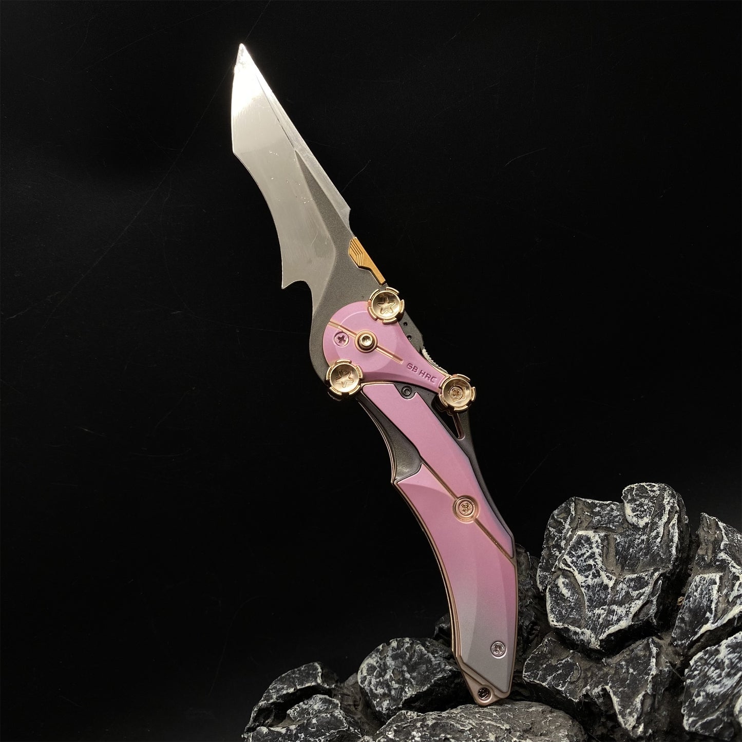 Delta Blade Of Mercy Folding Knife Blunt Blade Metal Replica