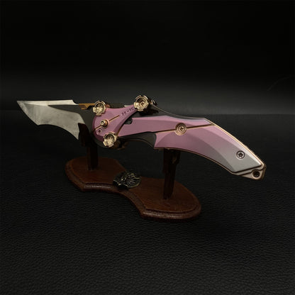Delta Blade Of Mercy Folding Knife Blunt Blade Metal Replica