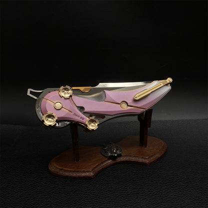 Delta Blade Of Mercy Folding Knife Blunt Blade Metal Replica