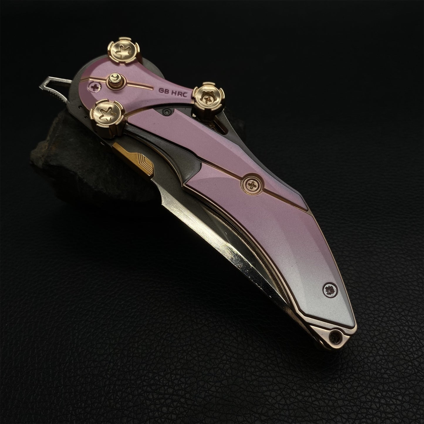 Delta Blade Of Mercy Folding Knife Blunt Blade Metal Replica
