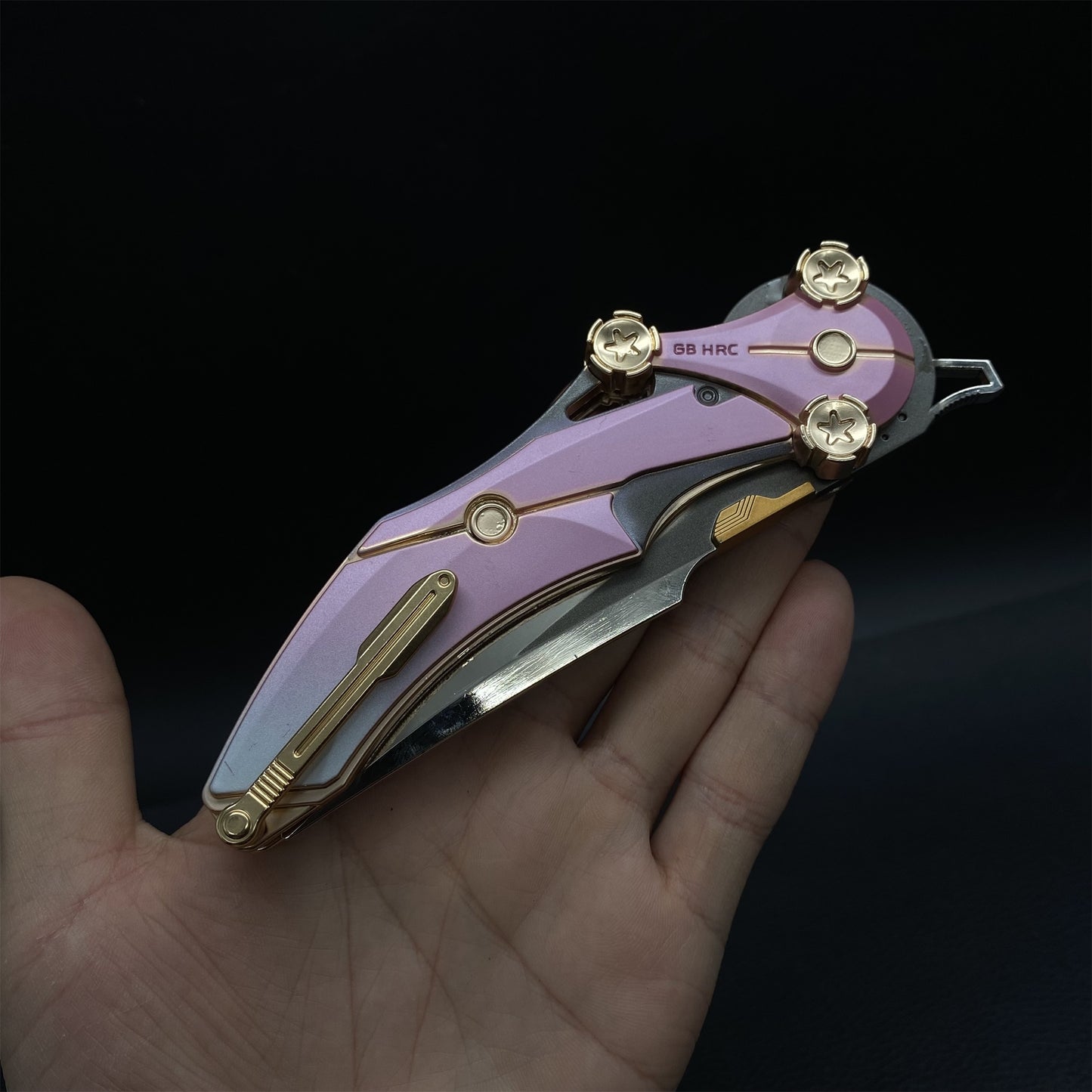 Delta Blade Of Mercy Folding Knife Blunt Blade Metal Replica