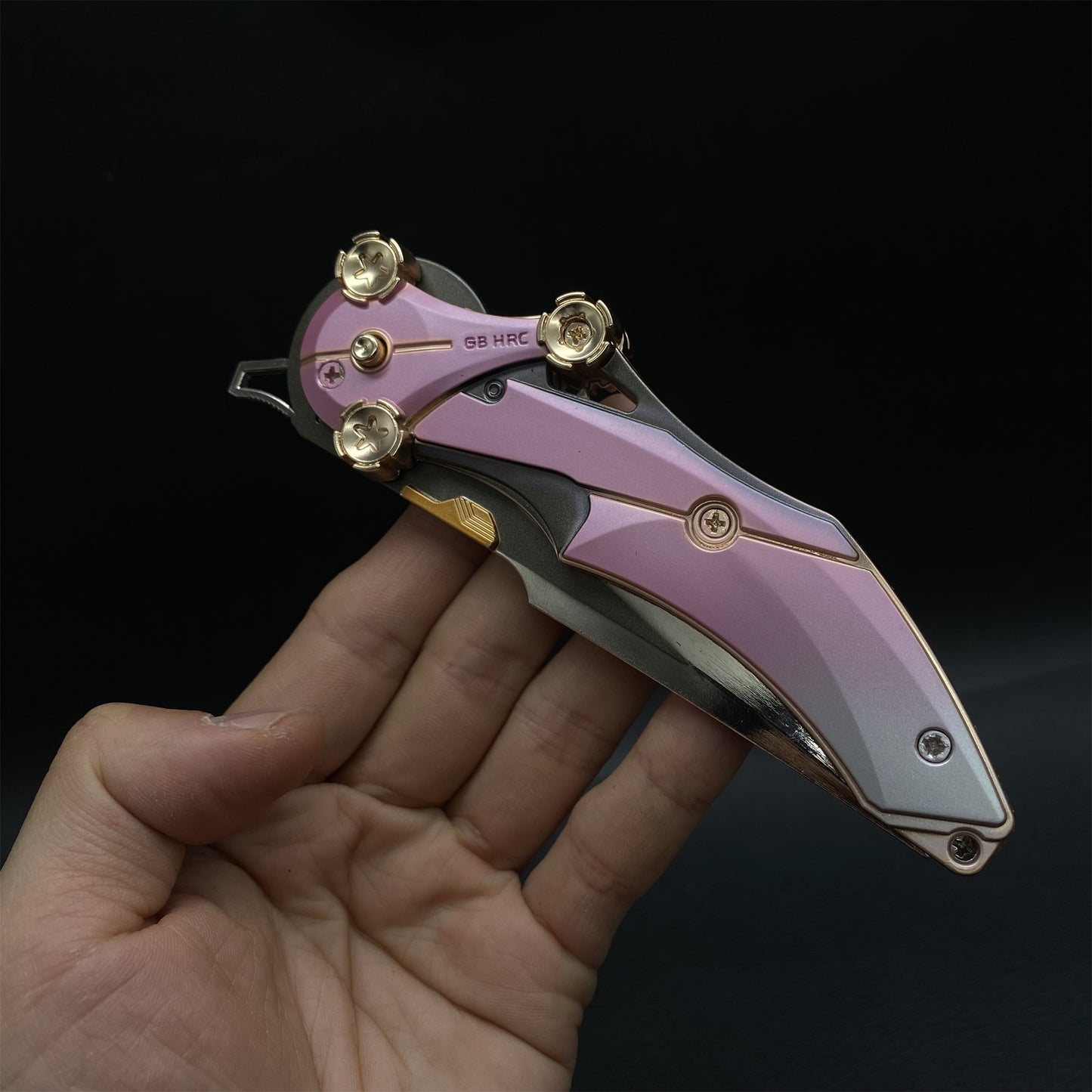 Delta Blade Of Mercy Folding Knife Blunt Blade Metal Replica