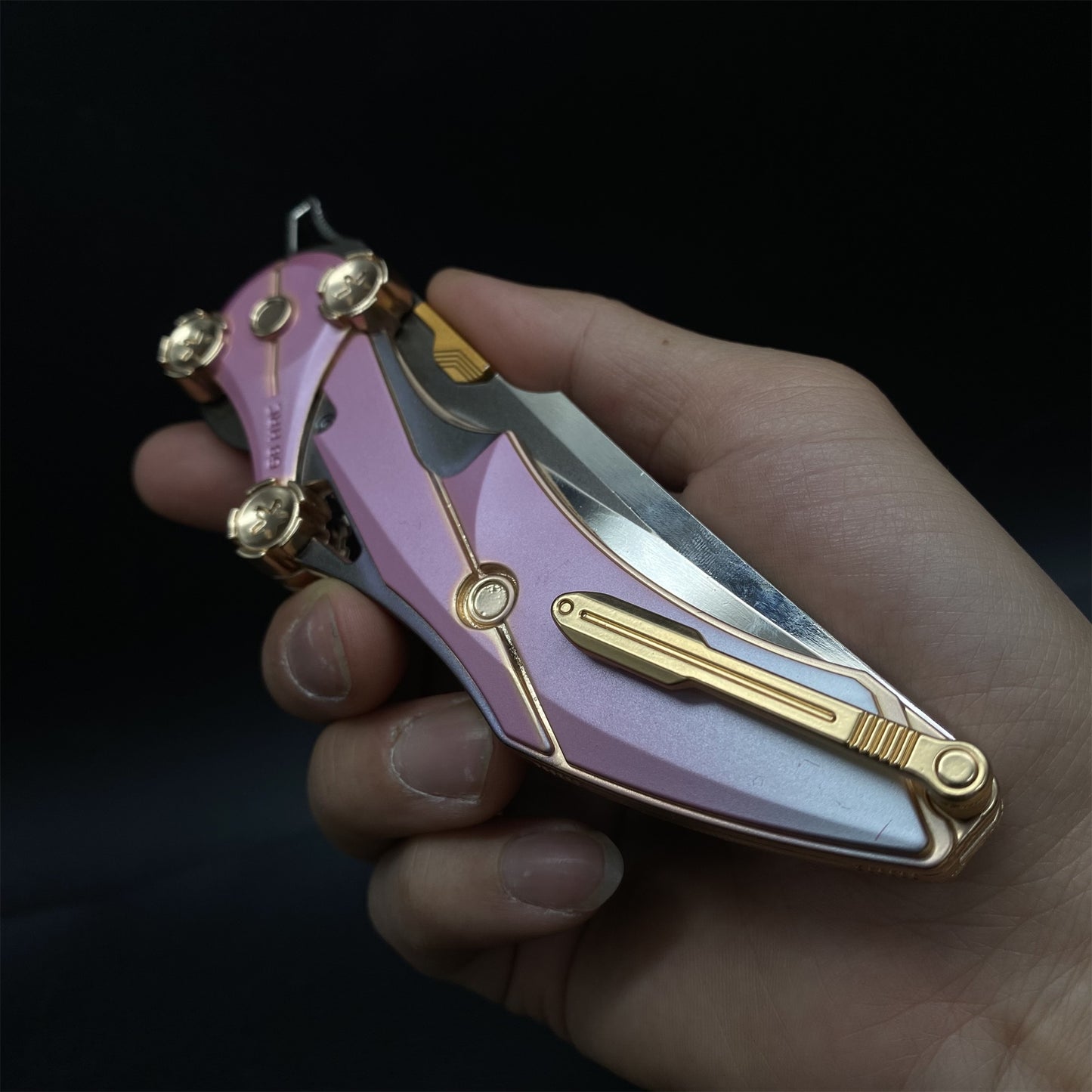 Delta Blade Of Mercy Folding Knife Blunt Blade Metal Replica