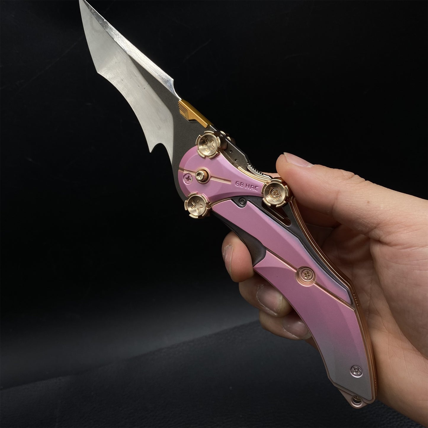 Delta Blade Of Mercy Folding Knife Blunt Blade Metal Replica