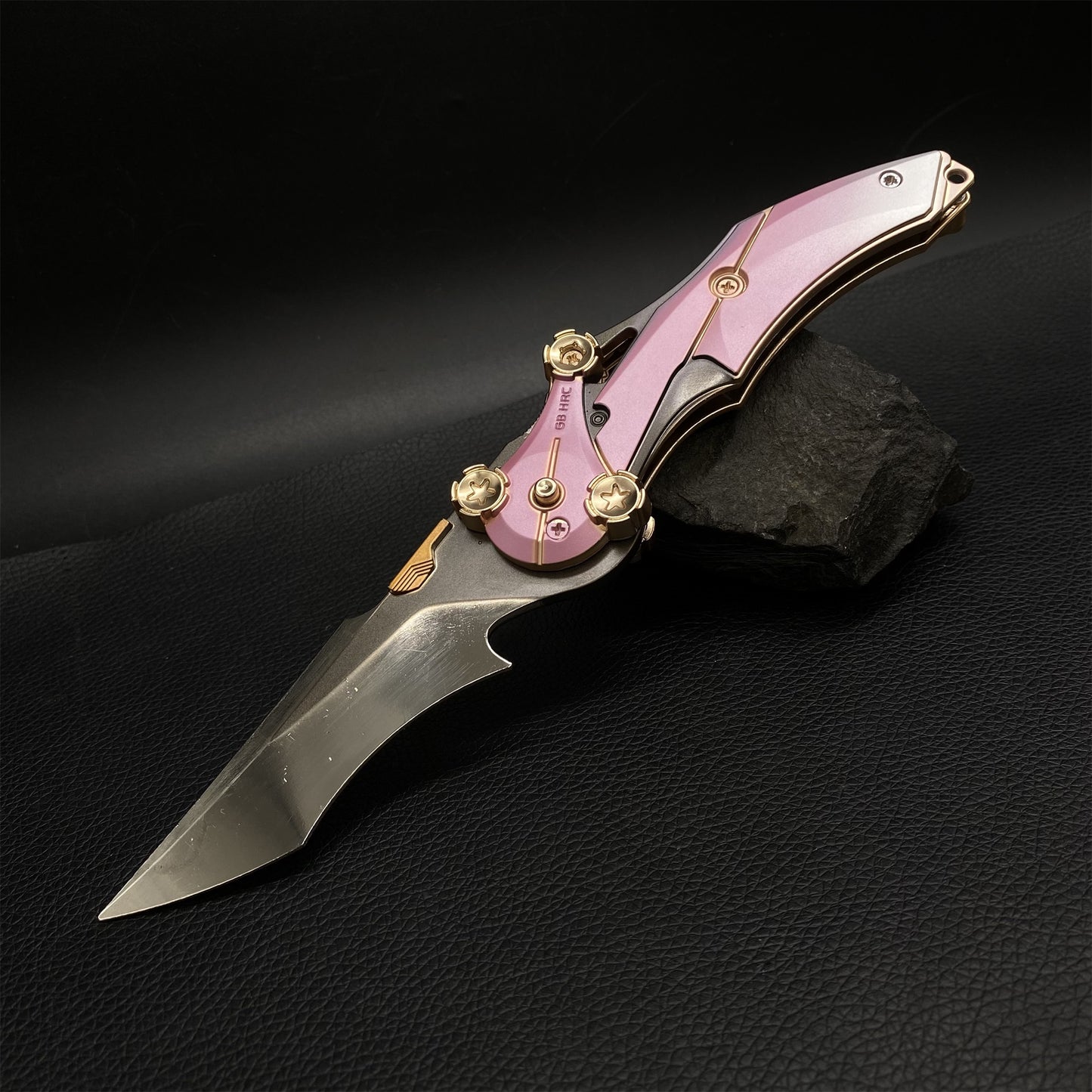 Delta Blade Of Mercy Folding Knife Blunt Blade Metal Replica